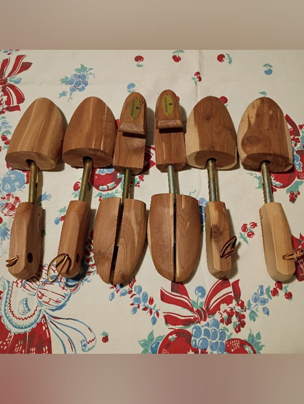 3 Pair Of Cedar Wood Shoe Tree's Size Medium